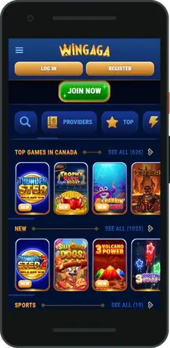 WinGaga casino log in